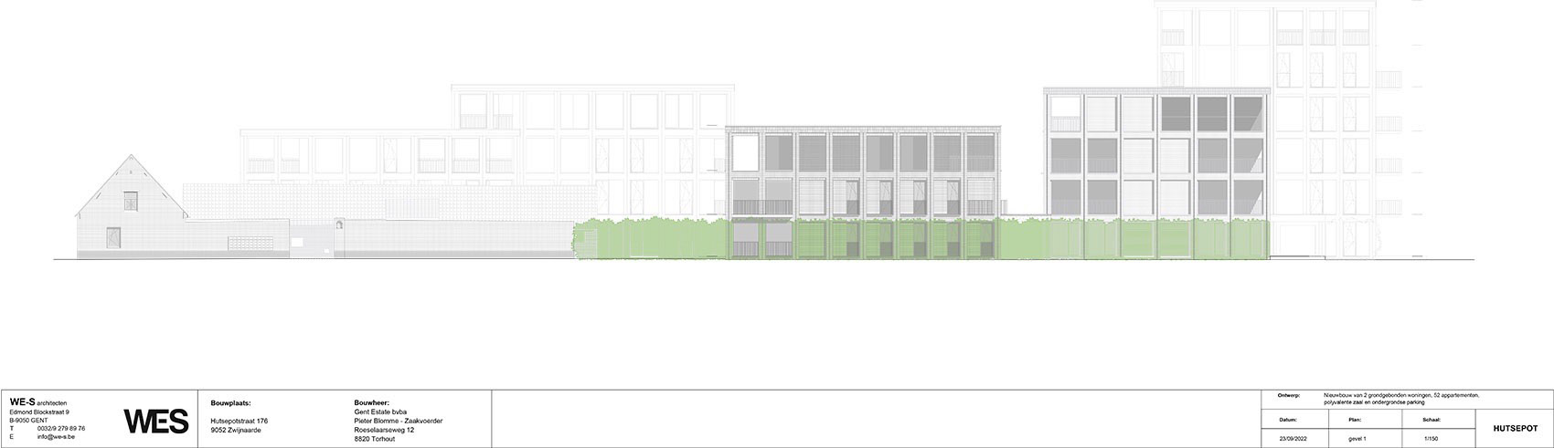 Hutsepotstraat:54 套公寓丨比利时丨WES architects-54