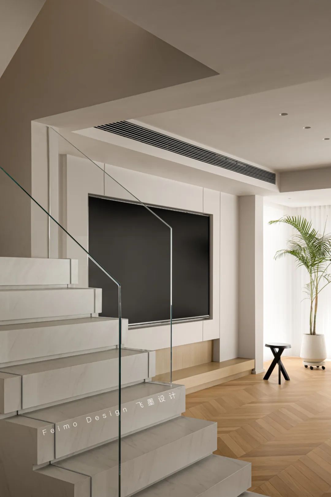 160㎡现代法式养老宅丨飞墨设计组-35