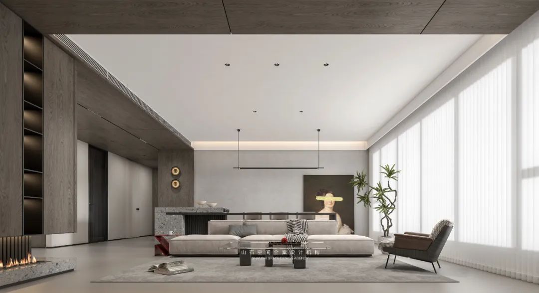 沈阳汇置尚岛极简主义住宅设计丨中国沈阳丨山石空间全案设计机构-3