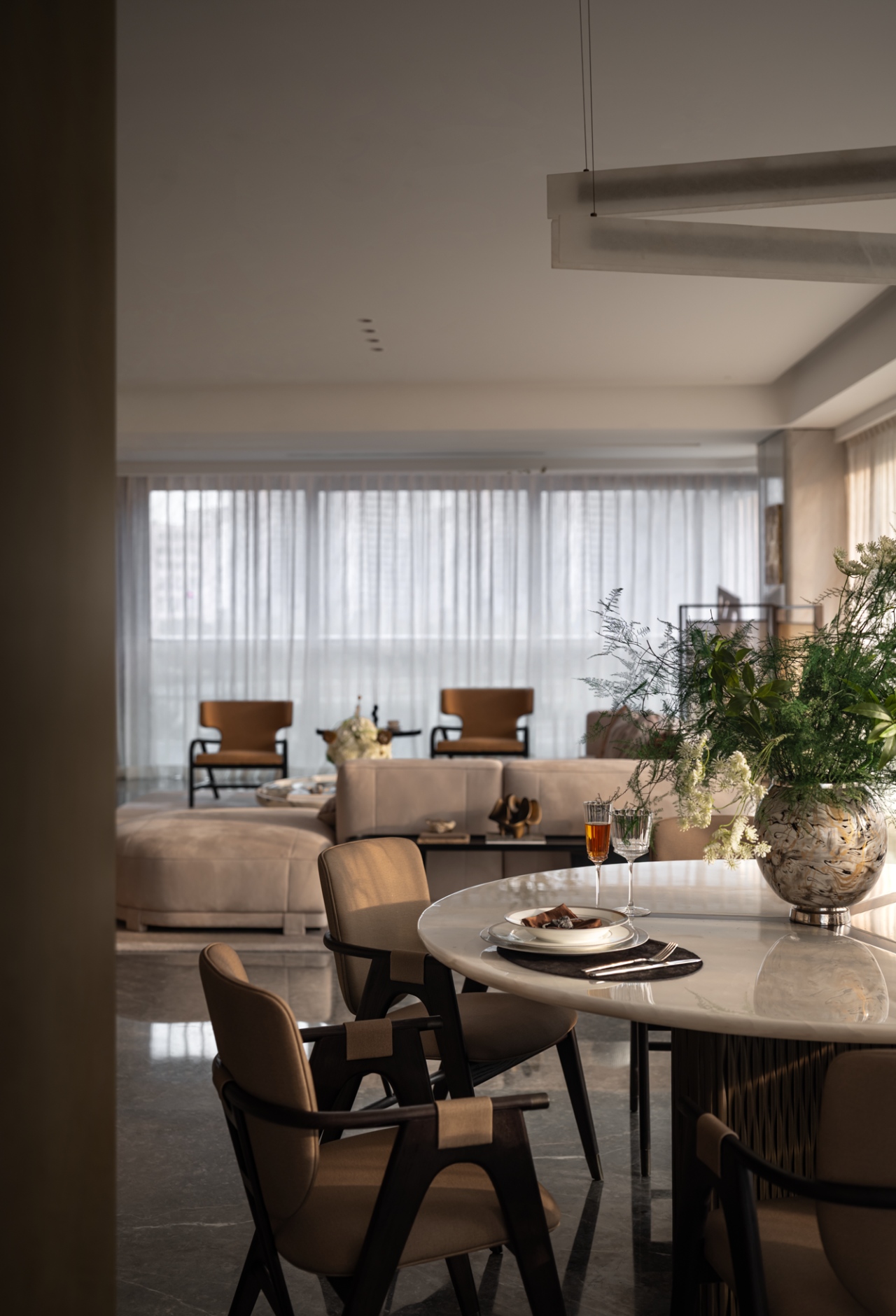 绿城温岭湖境月华246㎡样板间丨中国浙江丨近境制作-3