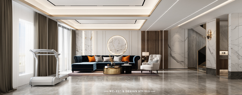 沉稳与大气的小奢私宅-10