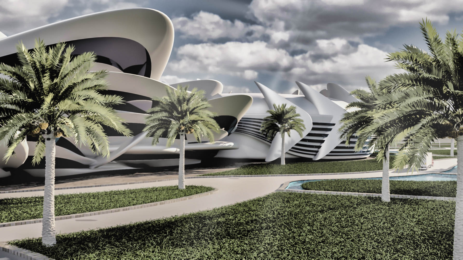 海蓝宝石毕业设计丨埃及丨埃及科技大学建筑系-39