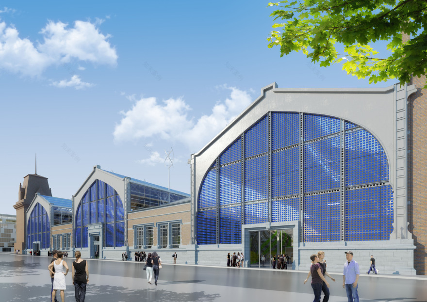 布鲁塞尔生态校园规划,绿色创新与历史遗产完美融合-47