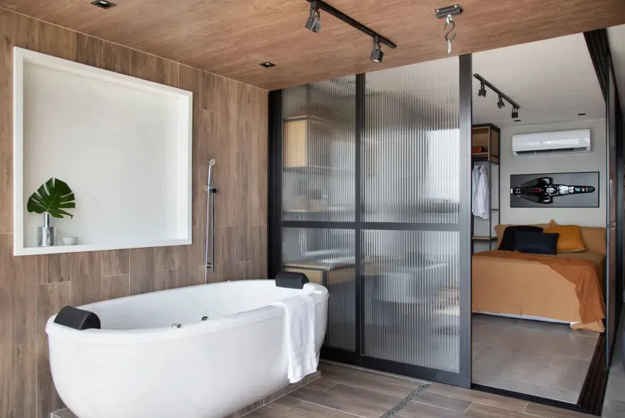 巴西里约热内卢 45m2 海滨设计师公寓-12