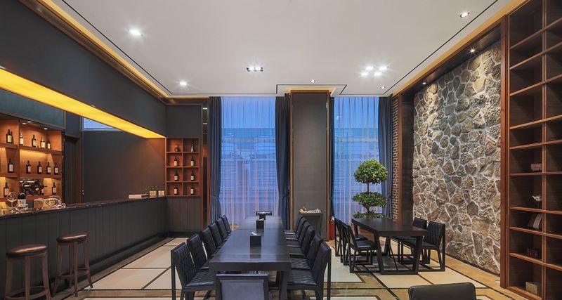 山东潍坊高尔夫休闲中心——现代简约运动休闲空间-14