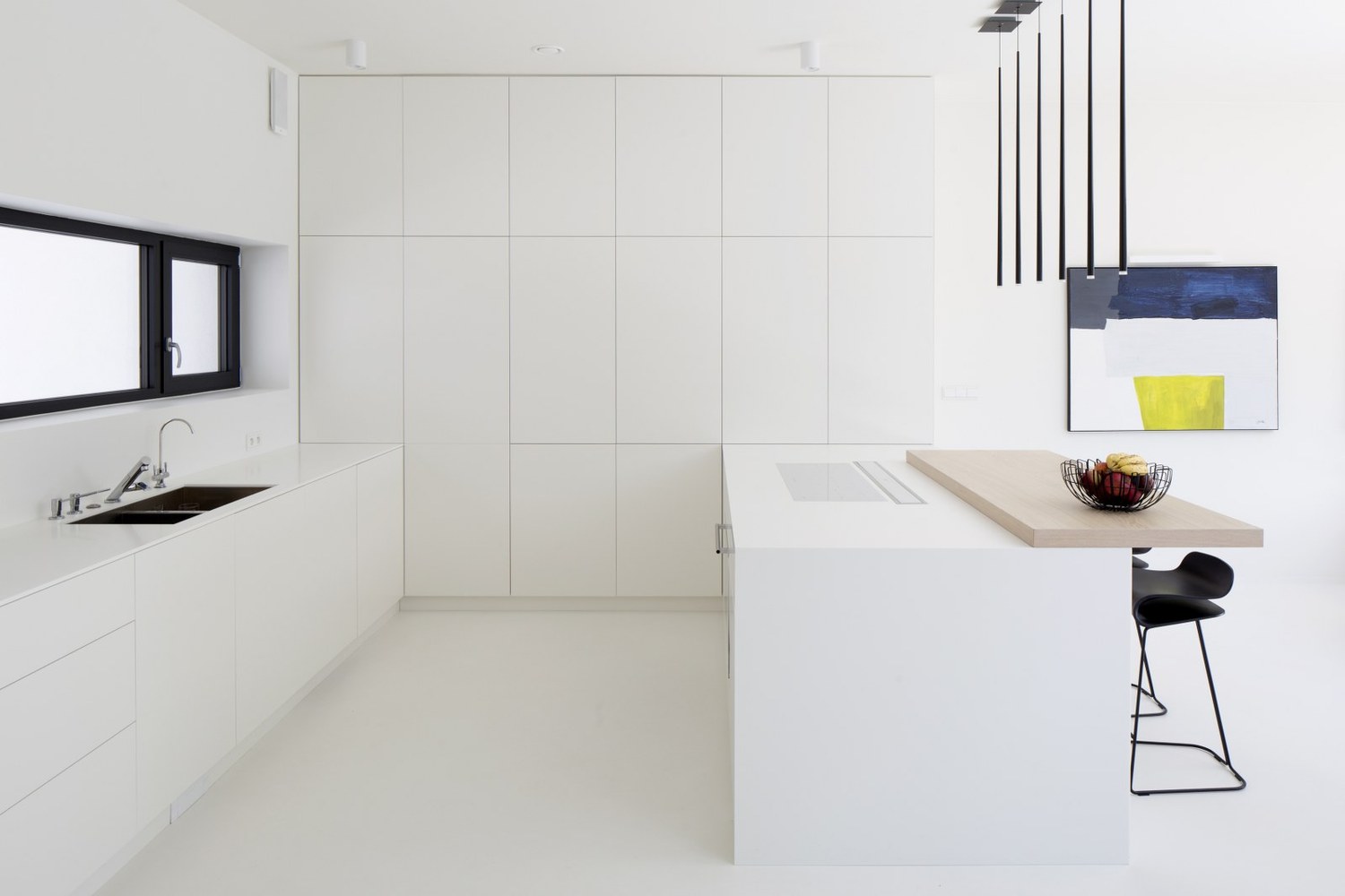 波兰南部森林中的现代简约住宅-43