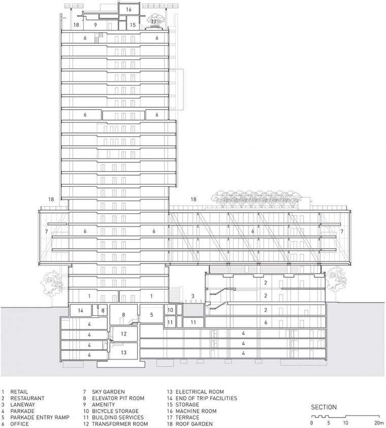 温哥华绿色商业住宅地标建筑丨Henriquez Partners Architects-28