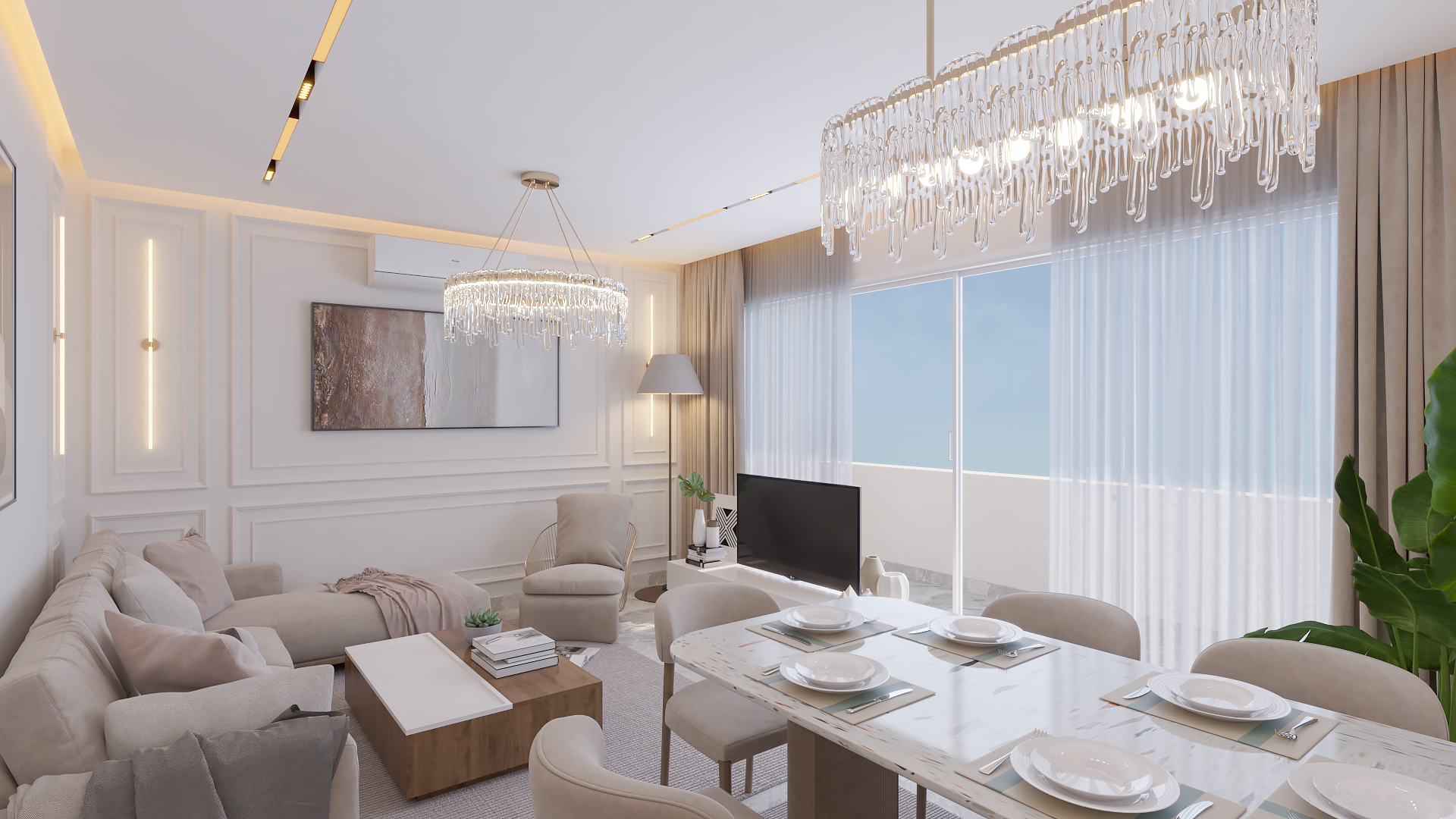 Modern Apartment Design at Smouha, Alexandria-4