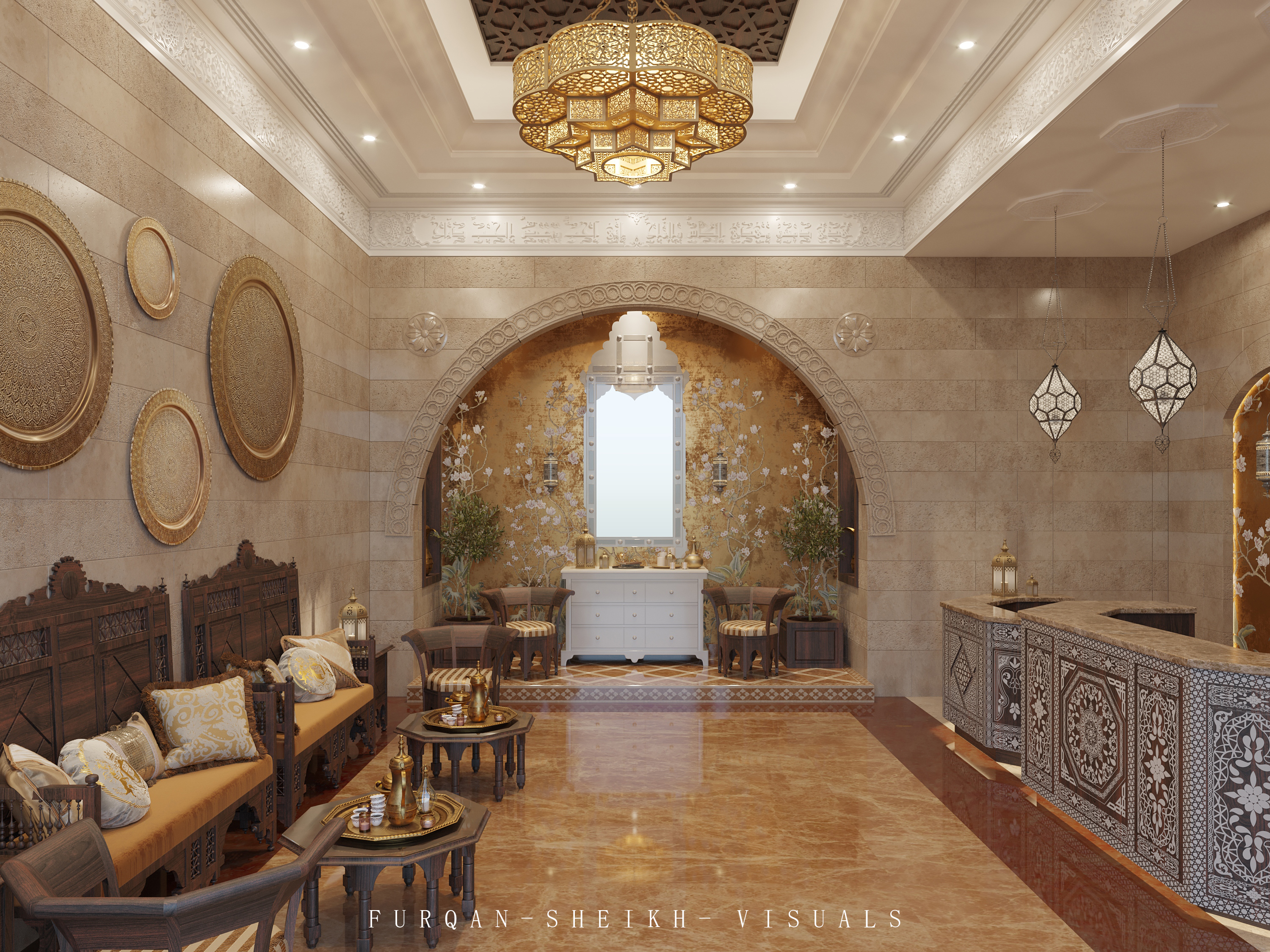 酒店大堂前台丨阿联酋迪拜-2