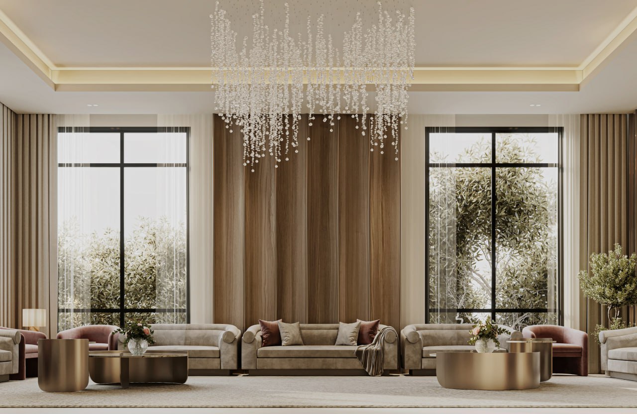 Neoclassic Majles（新古典会客厅）丨卡塔尔多哈丨MARWA EMAD-9