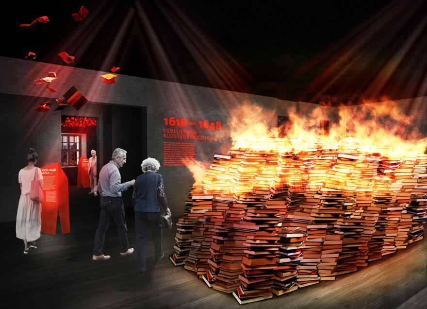 爱尔福特彼得斯贝格建筑群展览及空间利用概念与旅游引导系统丨德国爱尔福特-32