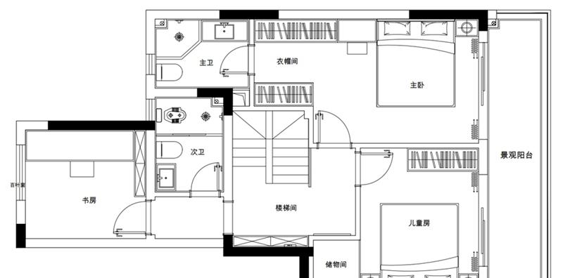 科技感十足的温馨家居丨俏业家装饰-57