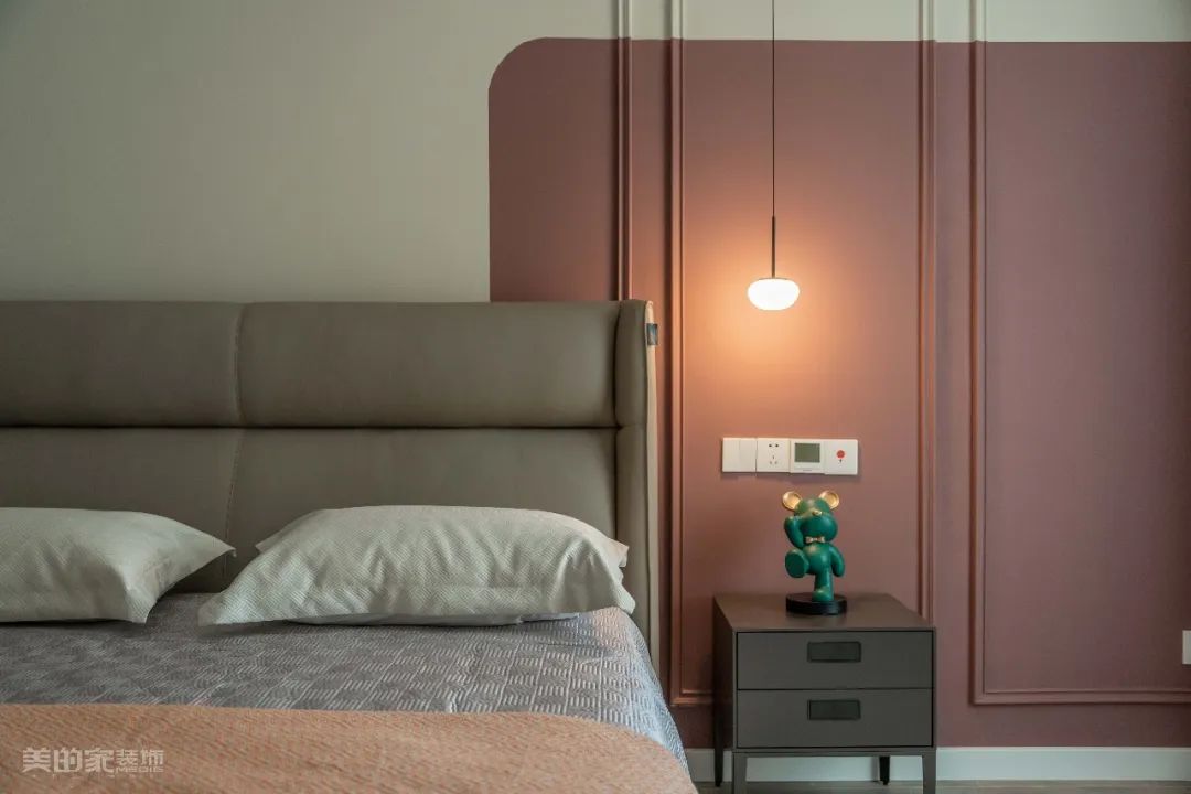 西宸原著轻奢混搭三口之家丨中国重庆丨美的家装饰工程中心-47