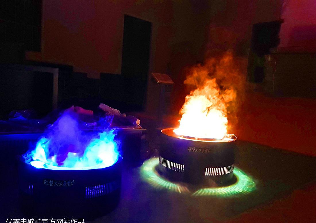 魔都崇明梦幻森林伏羲 3D 电壁炉，篝火灯光秀惊艳登场！-12