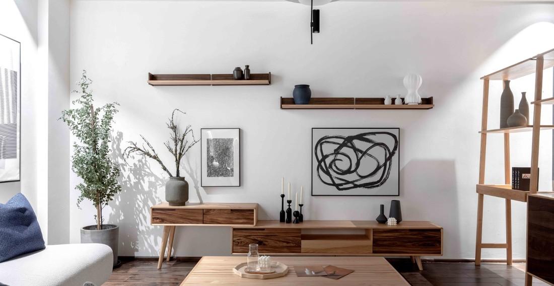 亦舍设计 | 原木与粗陶的原始碰撞,打造和谐居家空间-23