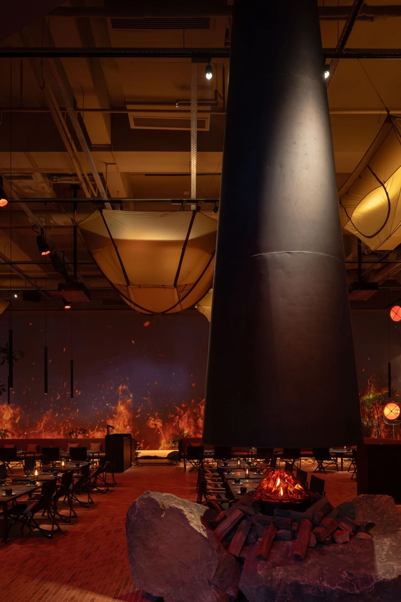 篝火旁·亚运公园店丨中国杭州丨杭州观堂室内设计有限公司-0