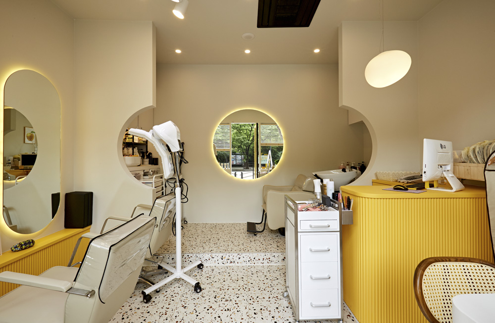 韩式小清新 6 坪美容室设计-5