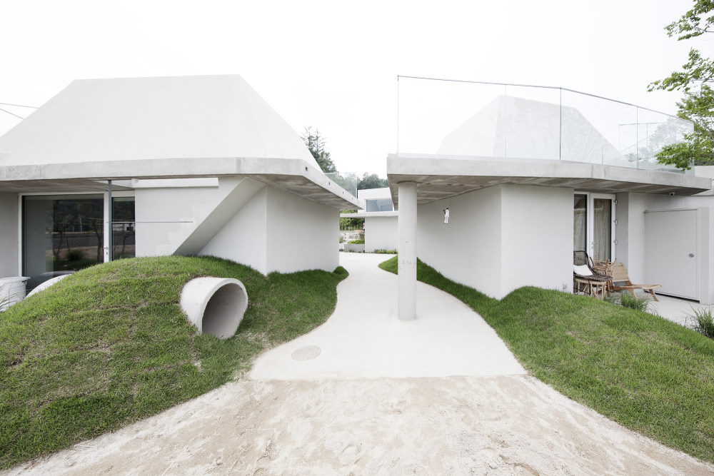 韩国双生异构住宅(2020)(a round architects)设计-30