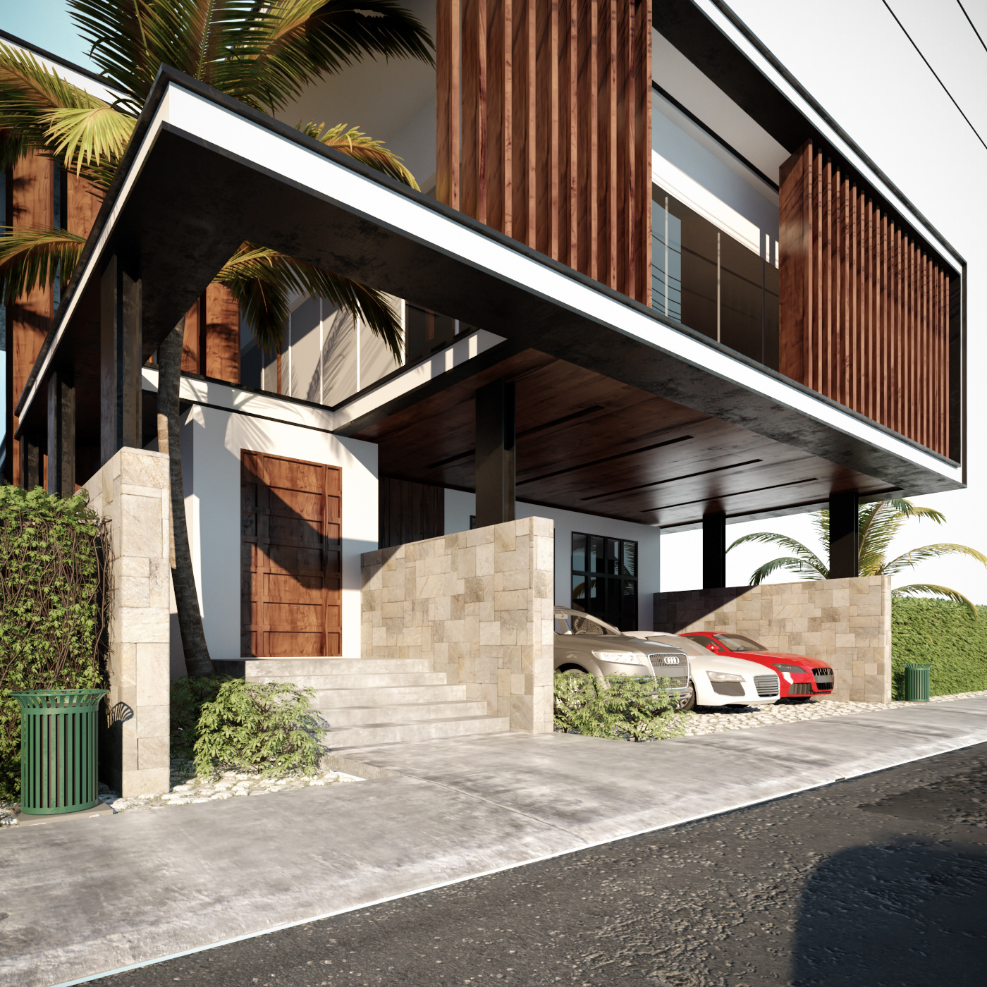 Exterior Modren Villa-2