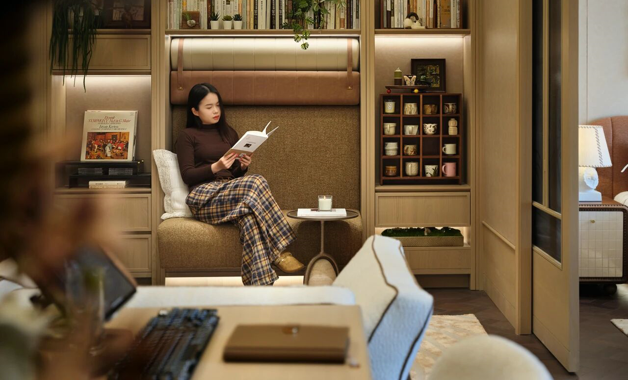 法云设计 · 南京华润润铂公寓丨中国南京丨软装设计为上海法云设计,室内设计为上海岳蒙设计-14