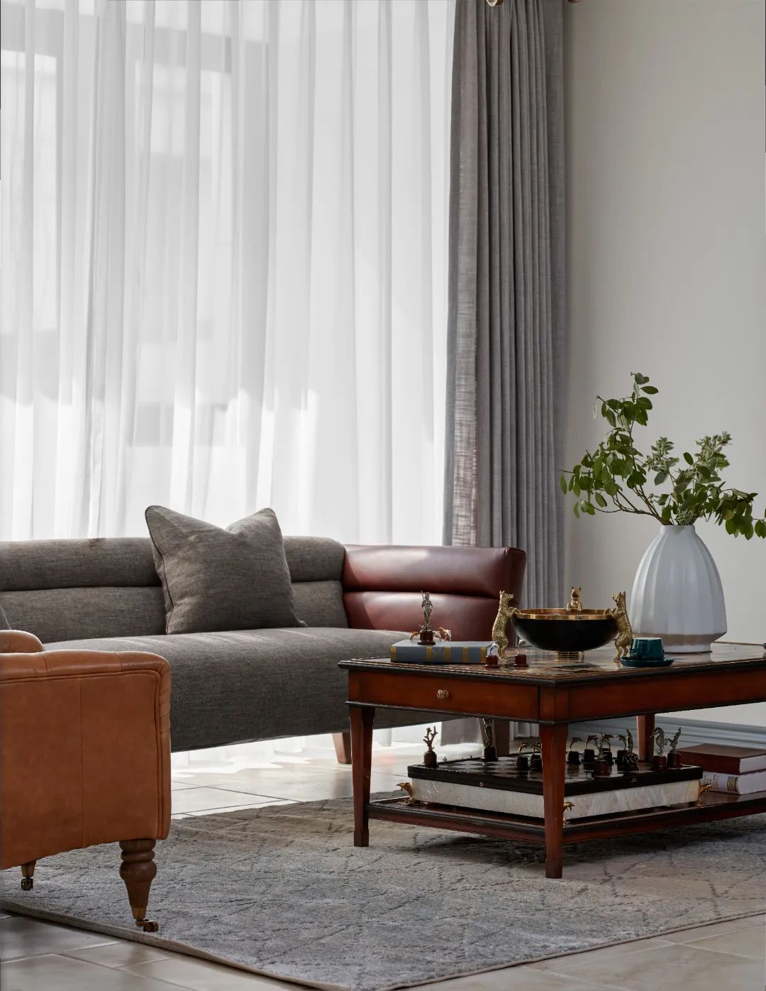 上海御沁园现代法式别墅丨中国上海丨尚层别墅装饰-16