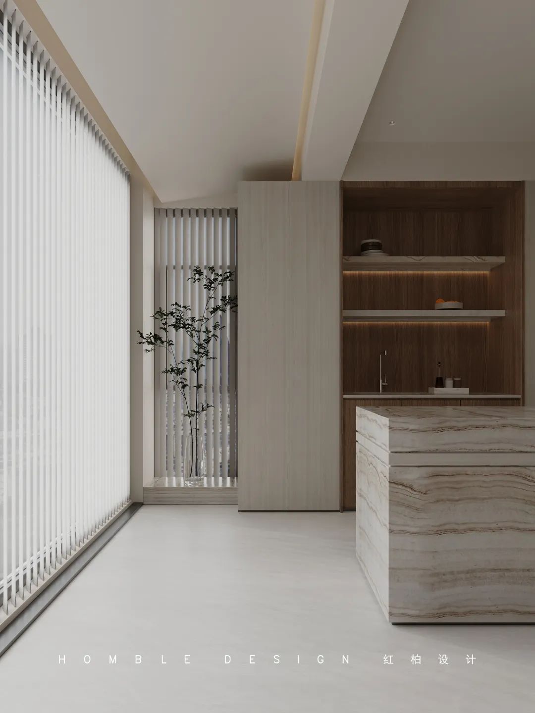 广州星汇云锦 220㎡现代极简家居设计丨中国广州丨红柏设计-28