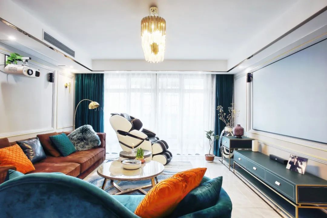 境远装饰 | 150㎡轻奢风,浓浓的艺术气息-28