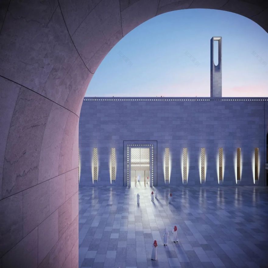 迪拜标志性清真寺丨阿联酋迪拜丨Luca Poian Forms-12