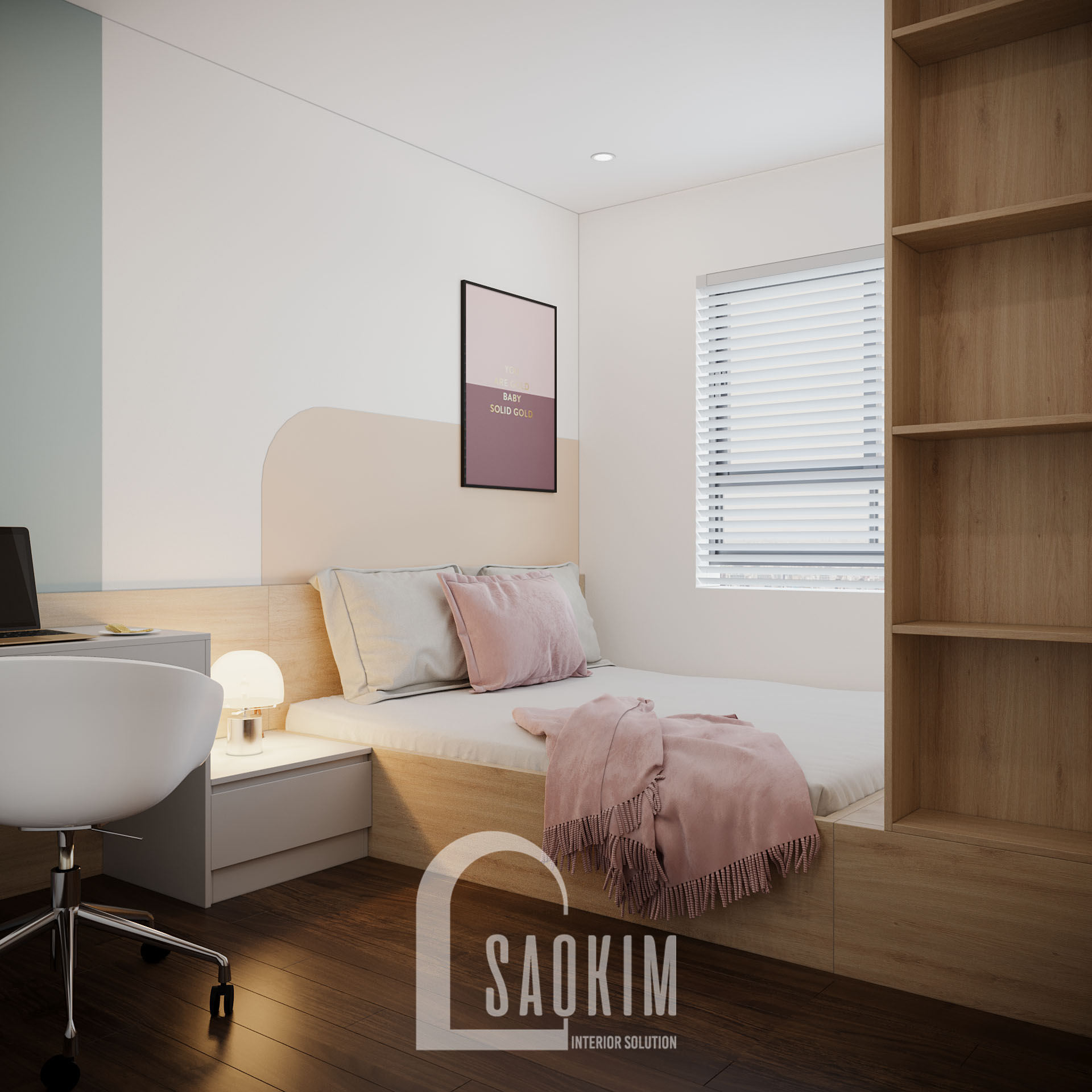 80m2 Eco Home 3 公寓丨Sao Kim 室内解决方案有限公司-19