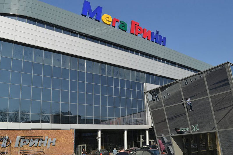 МегаГринн购物中心 façade 瀑布喷泉丨俄罗斯别尔哥罗德丨Aqua Logo 工程公司-7