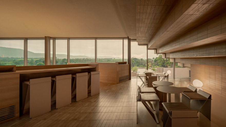 哈鲁多特考艾咖啡馆丨泰国丨IDIN Architects-23