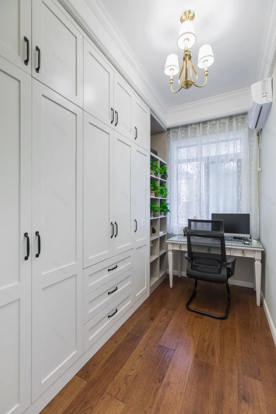 重庆南岸区银翔翡翠谷 170㎡简美风舒适平层设计丨中国重庆丨木艺踏程全屋定制-58