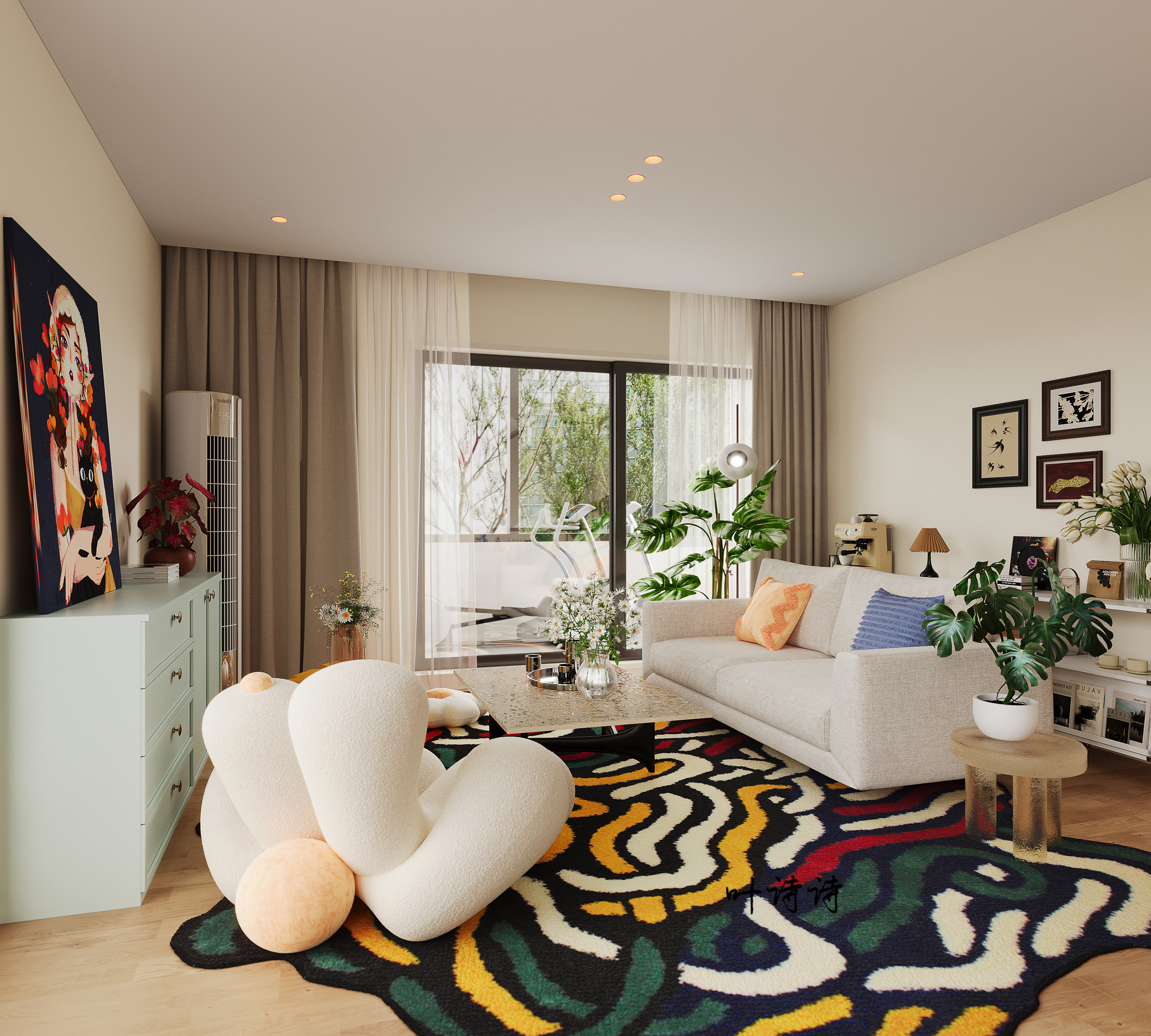 轻松治愈的原木风小家-0