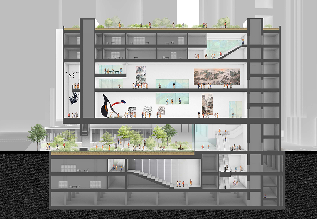 中标候选方案，画匣子：罗湖美术馆丨中国深圳丨亩加设计-19