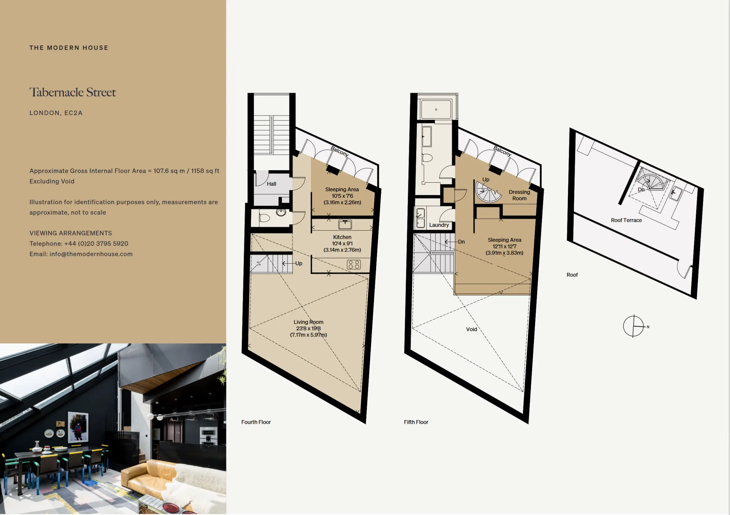 伦敦独特黑色设计公寓 | 古典与现代的完美融合-30