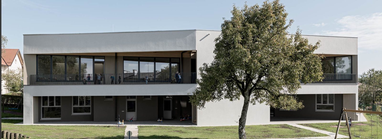 瓦尔德诺伊基兴幼儿园丨Hertl Architekten-0