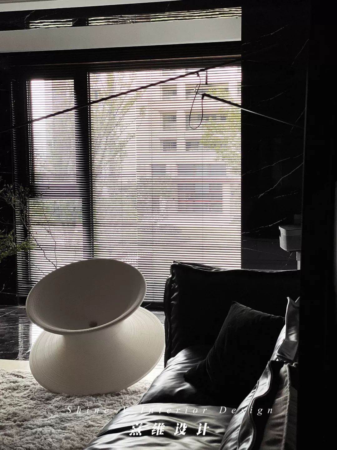 《溯洄》精装房改造 | 黑白灰的现代简约之家-48