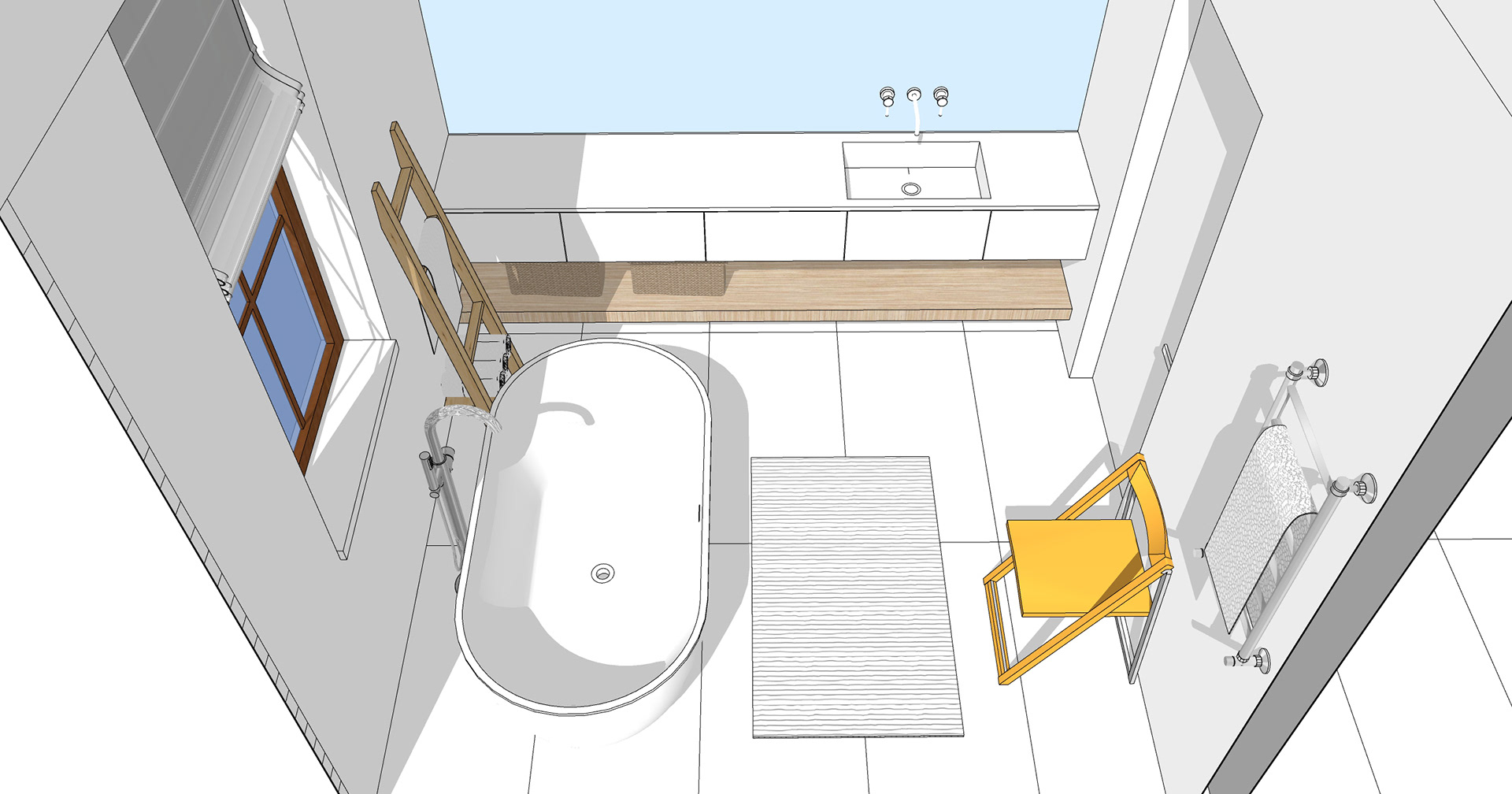 Bedroom (скетч) ванная комната-9