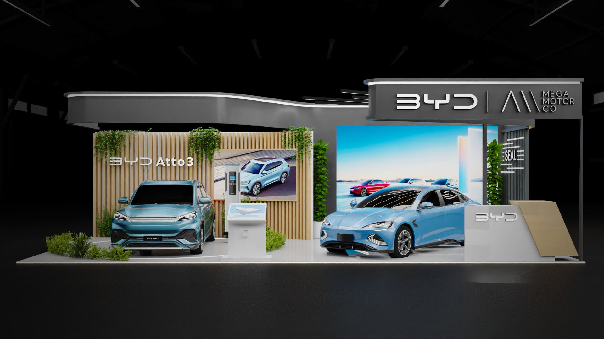 BYD Exhibition 汽车展厅-1