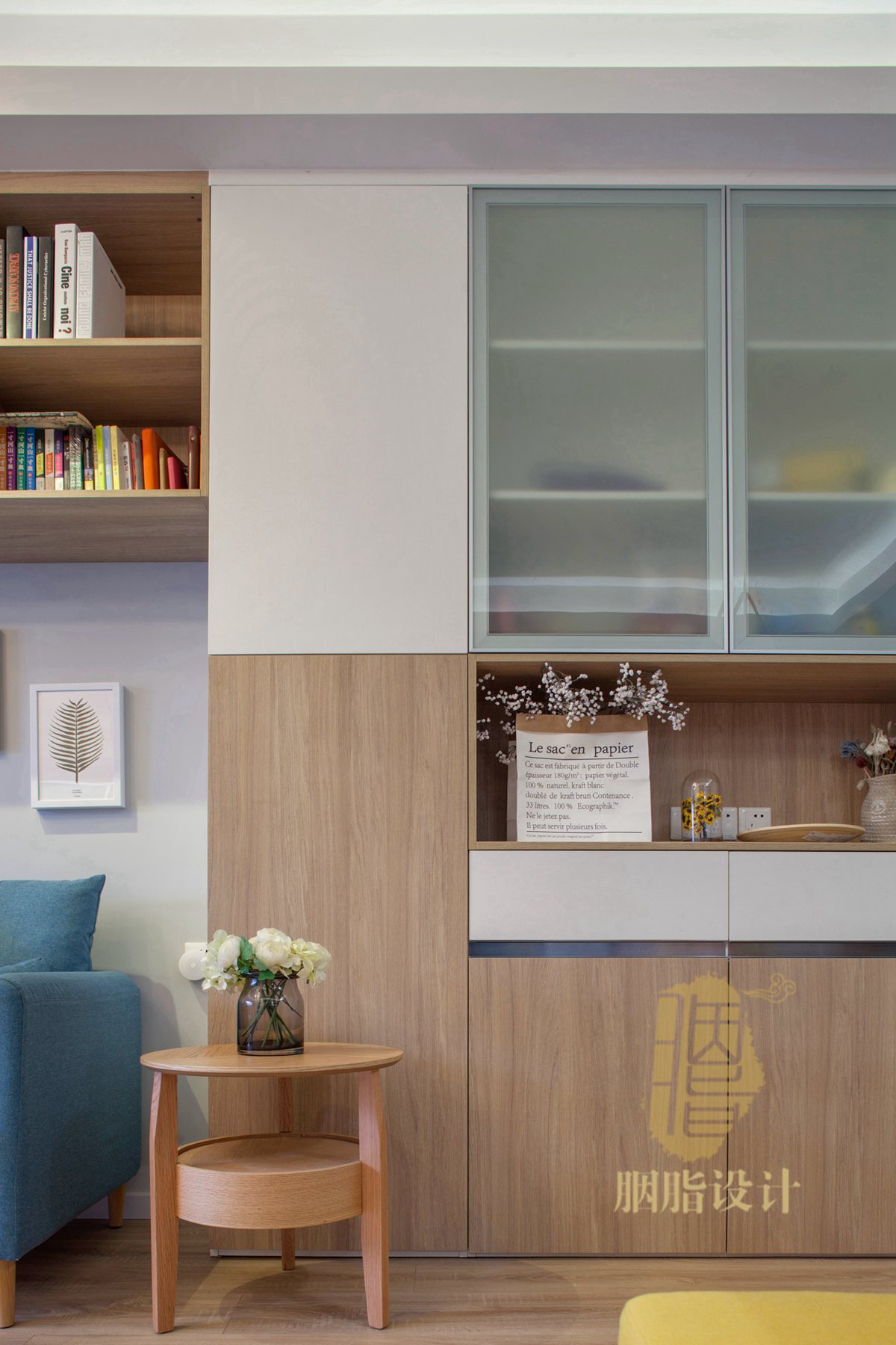 广州亚运城 121 平米北欧风之家 | 原木与色彩的美丽碰撞-16