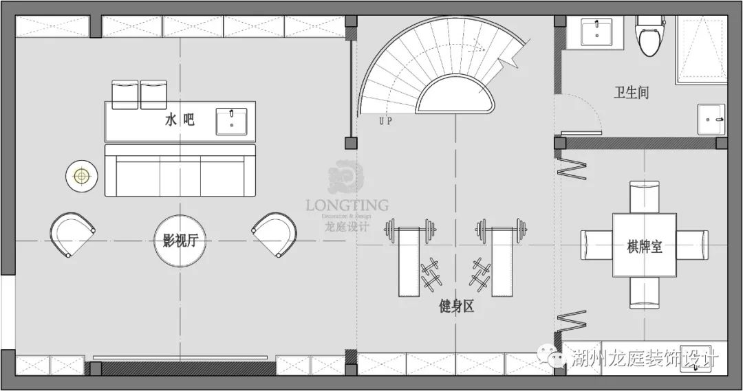 富力城现代简约排屋 | 精致半圆弧楼梯，开放式影音空间-43