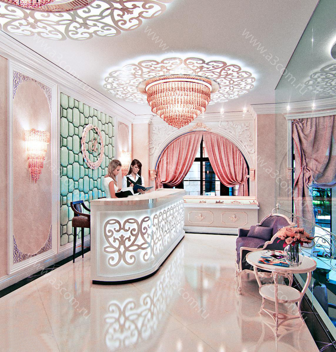 ЖК Итальянский Квартал美容沙龙设计项目丨俄罗斯莫斯科-0