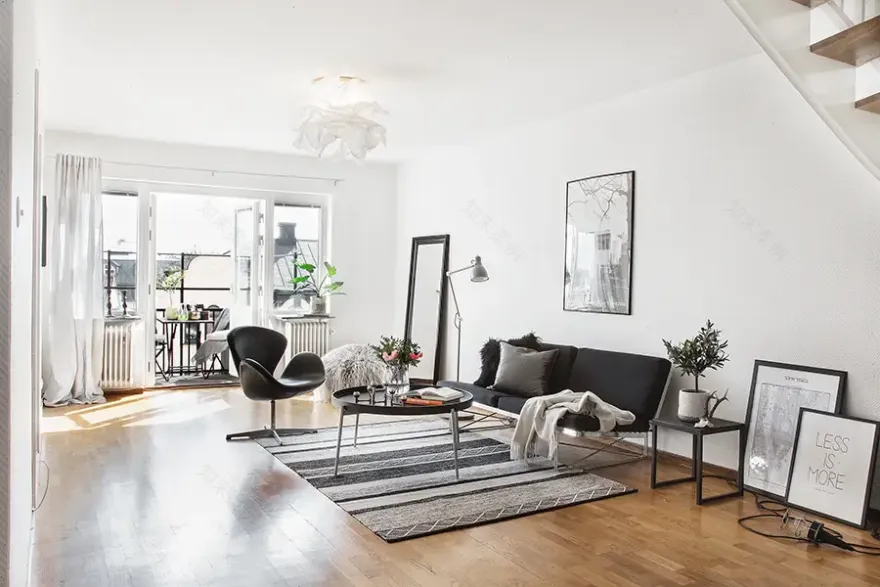 黑白简约禅意 Duplex-3