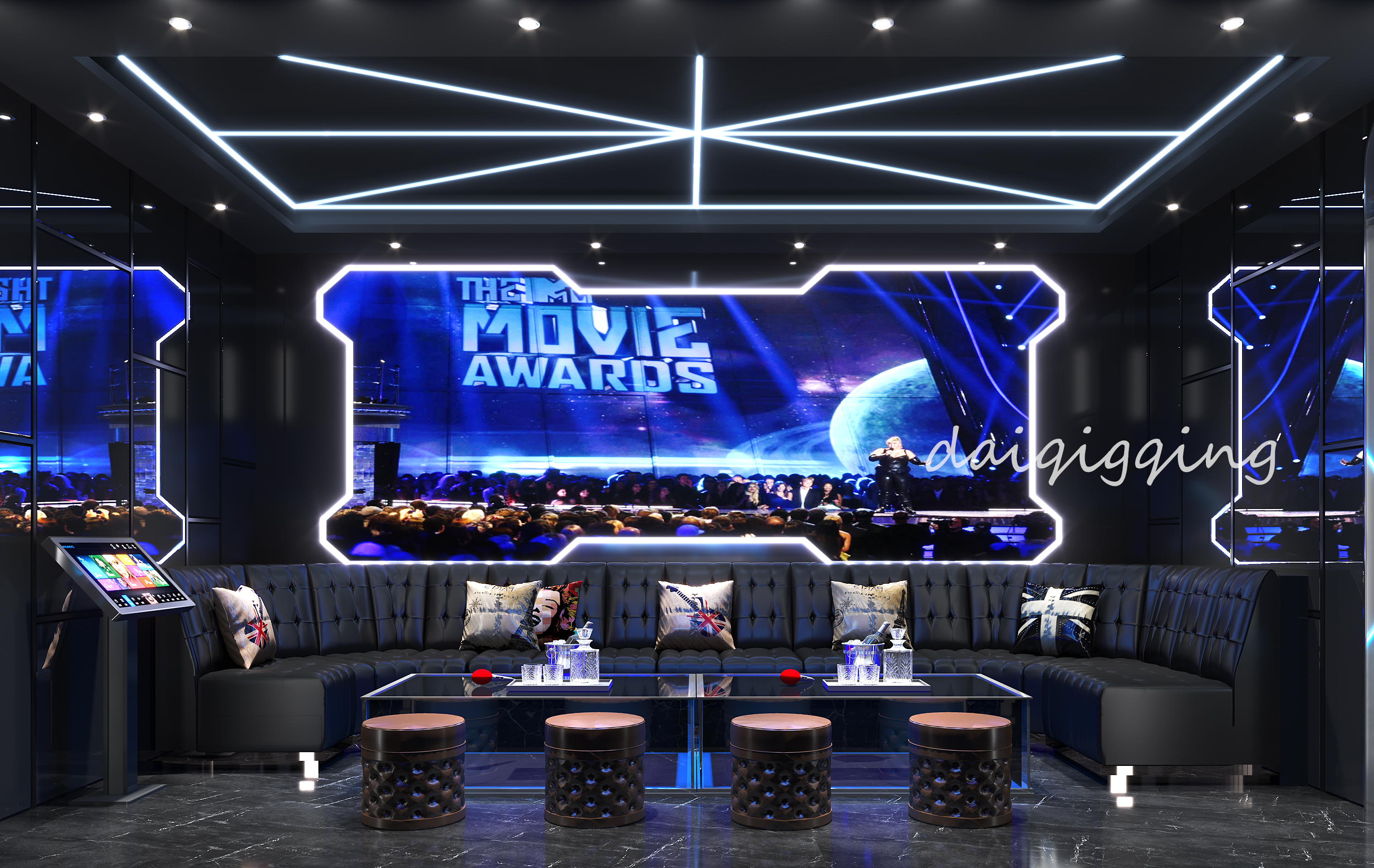 大型工装 KTV丨星夜传图-12