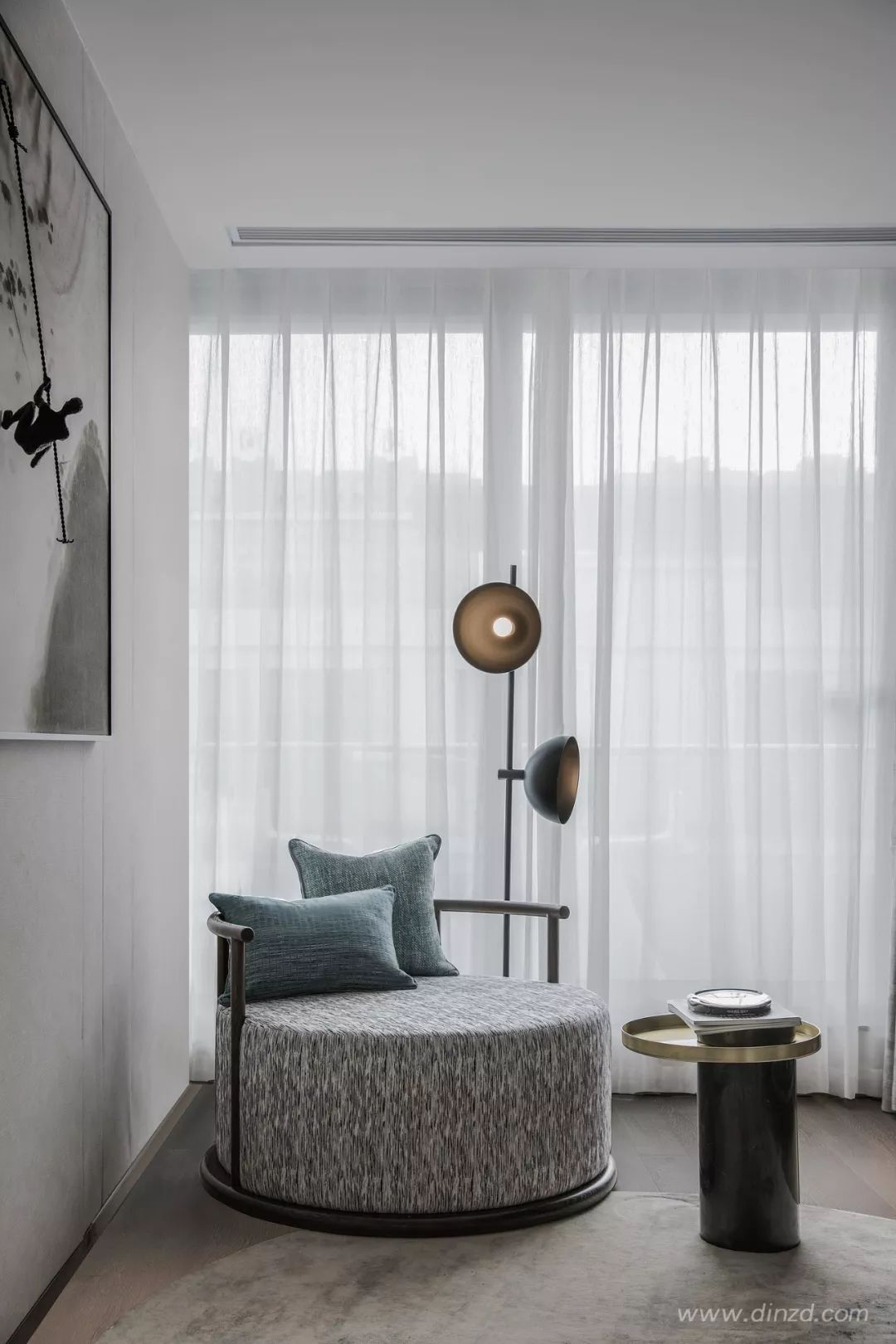 浙江诸暨祥生·云境别墅样板间——水墨意境的空间艺术-15