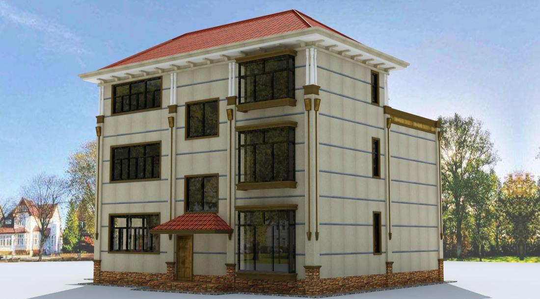 欧式别墅设计-80