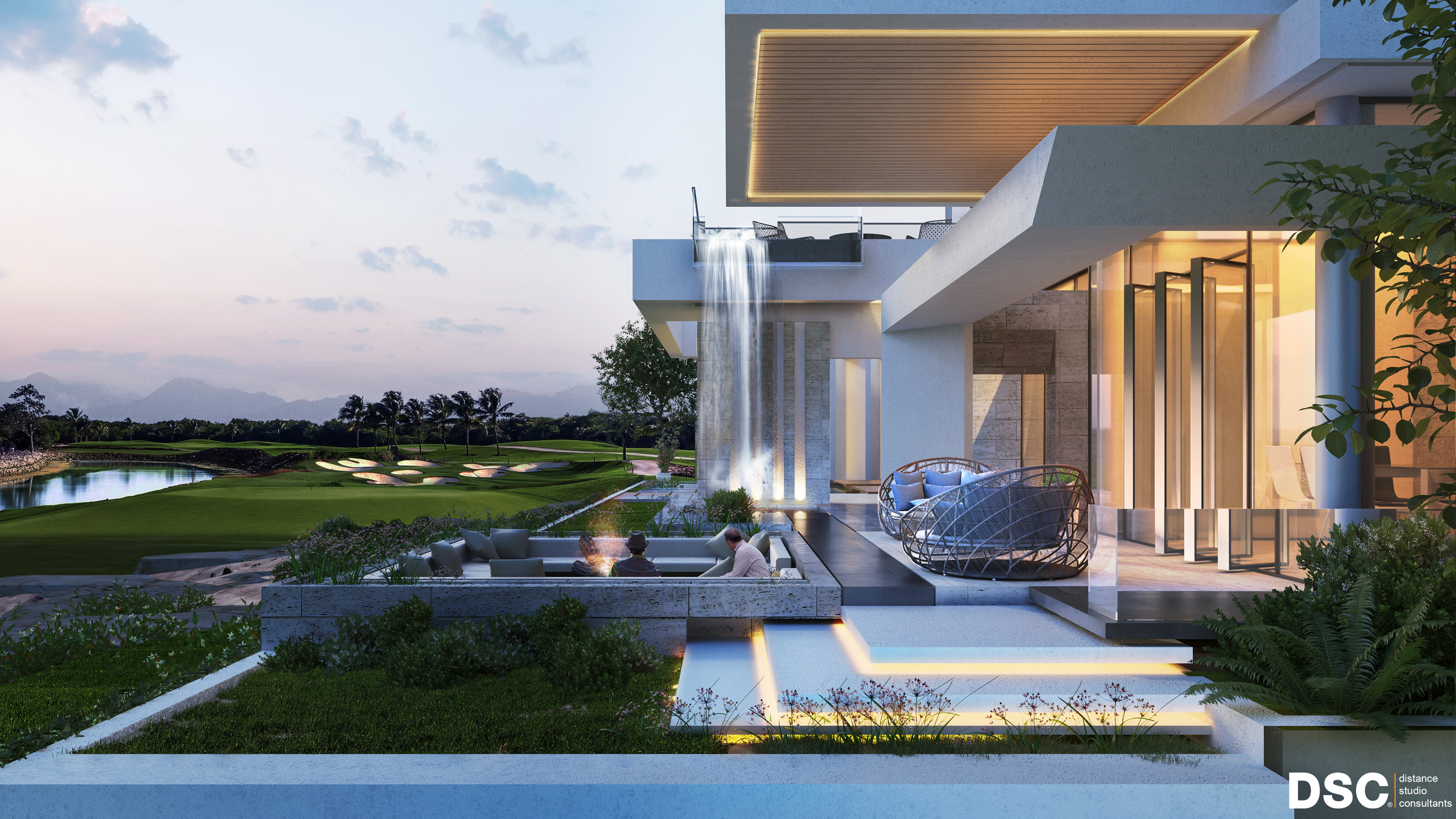 OMAN GOLF PRIVATE VILLA 设计与可视化丨阿曼丨Distance Studio Consultants-16