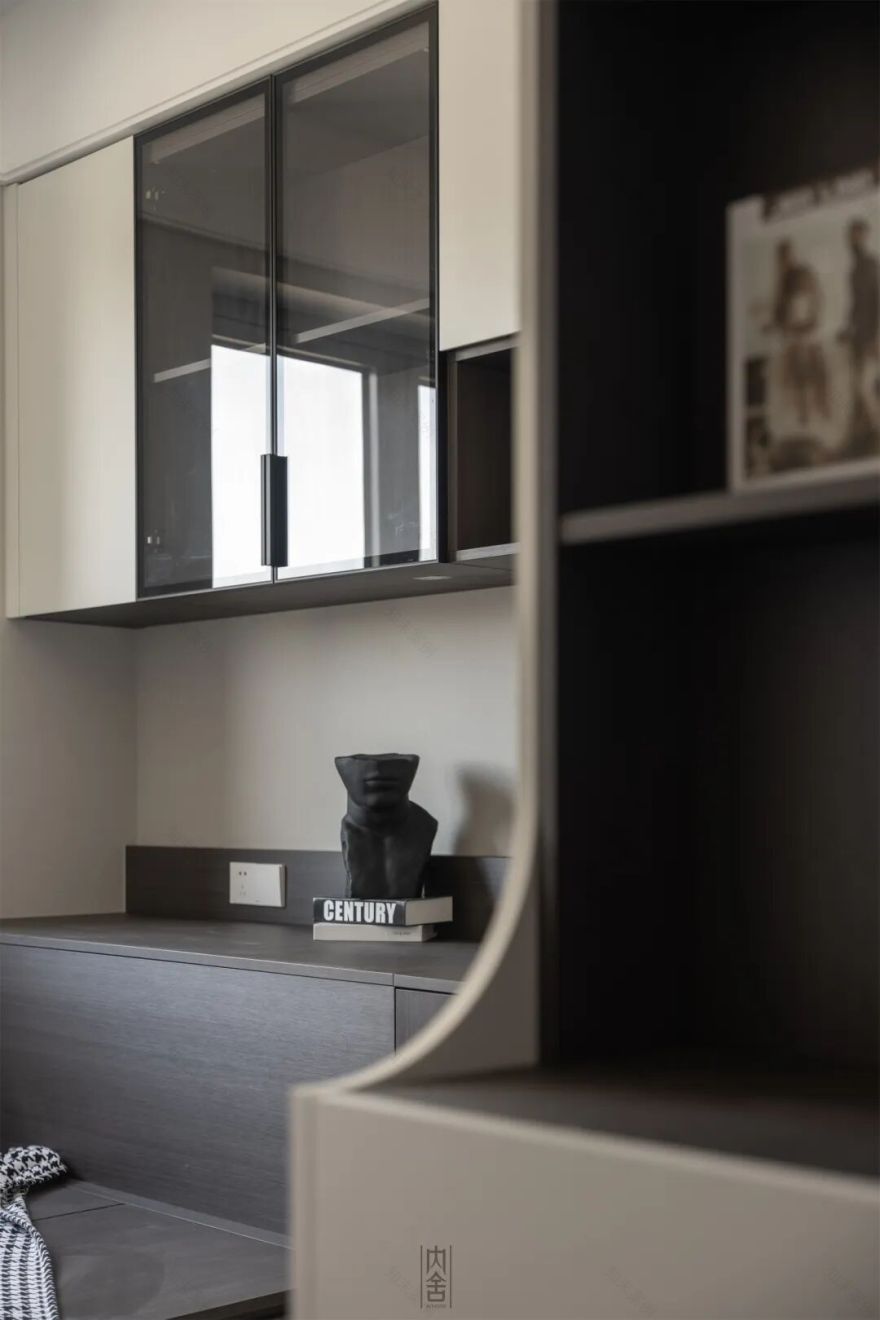 内舍软装丨139㎡现代极简,空间留白演绎更具魅力的生活家!-33