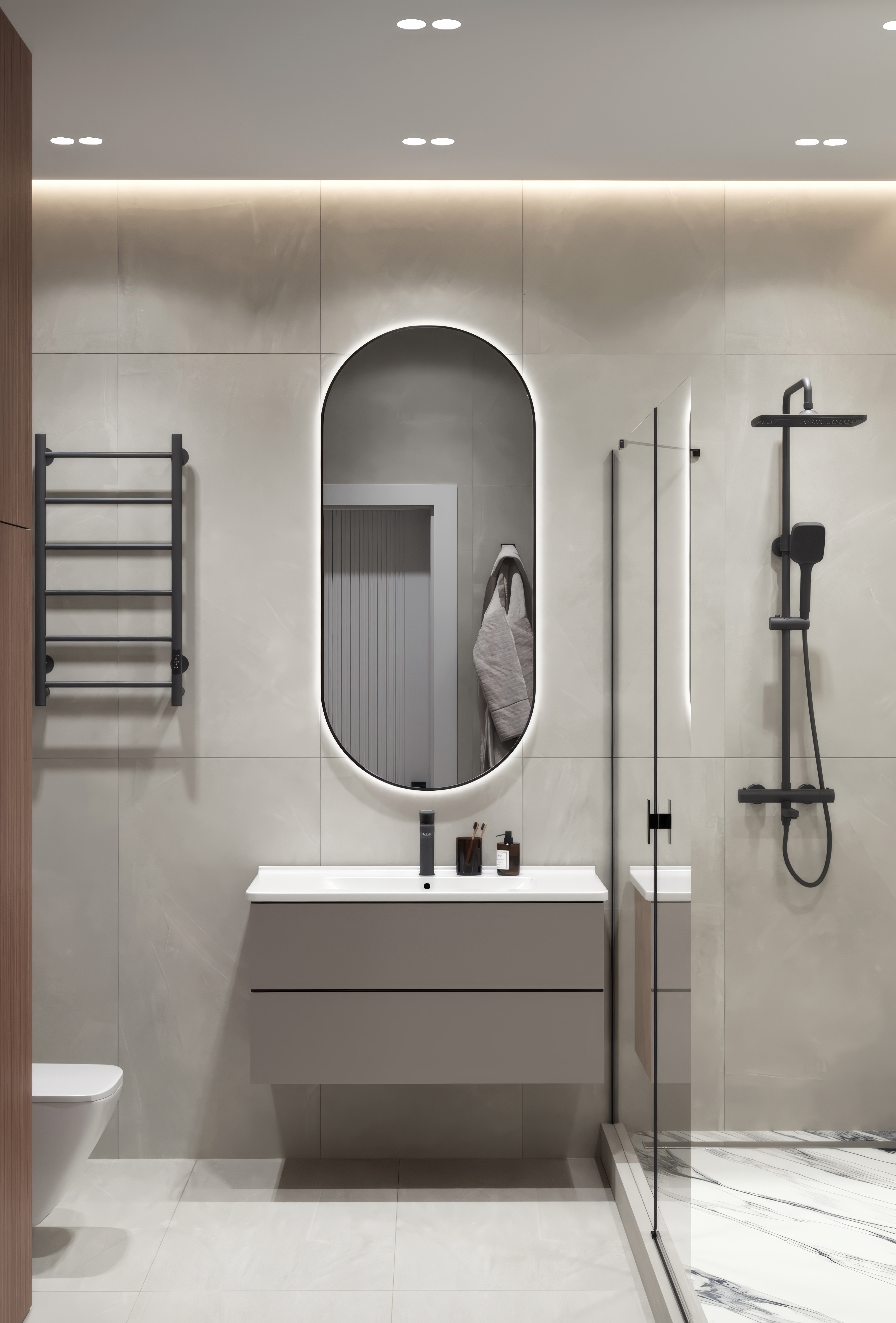 Двухкомнатная квартира 90 кв.м-7