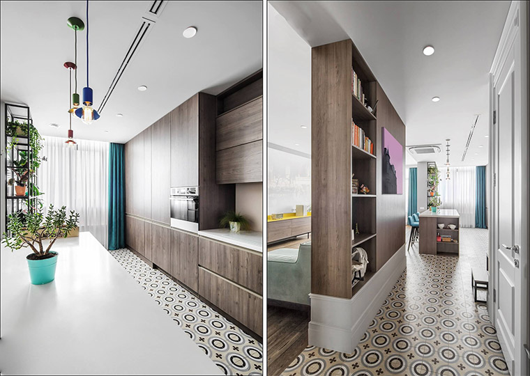 居家填色游戏——108m²缤纷生活宅 | 33BY Architecture-9